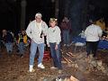 Ruth schools Dave on the art of roasting a hotdog!